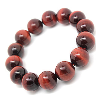 Genuine South Africa Natural 6-14mm Red Tiger Eye Crystal Bracelet